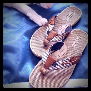 Sperry Topsiders®  nautical flip-flops